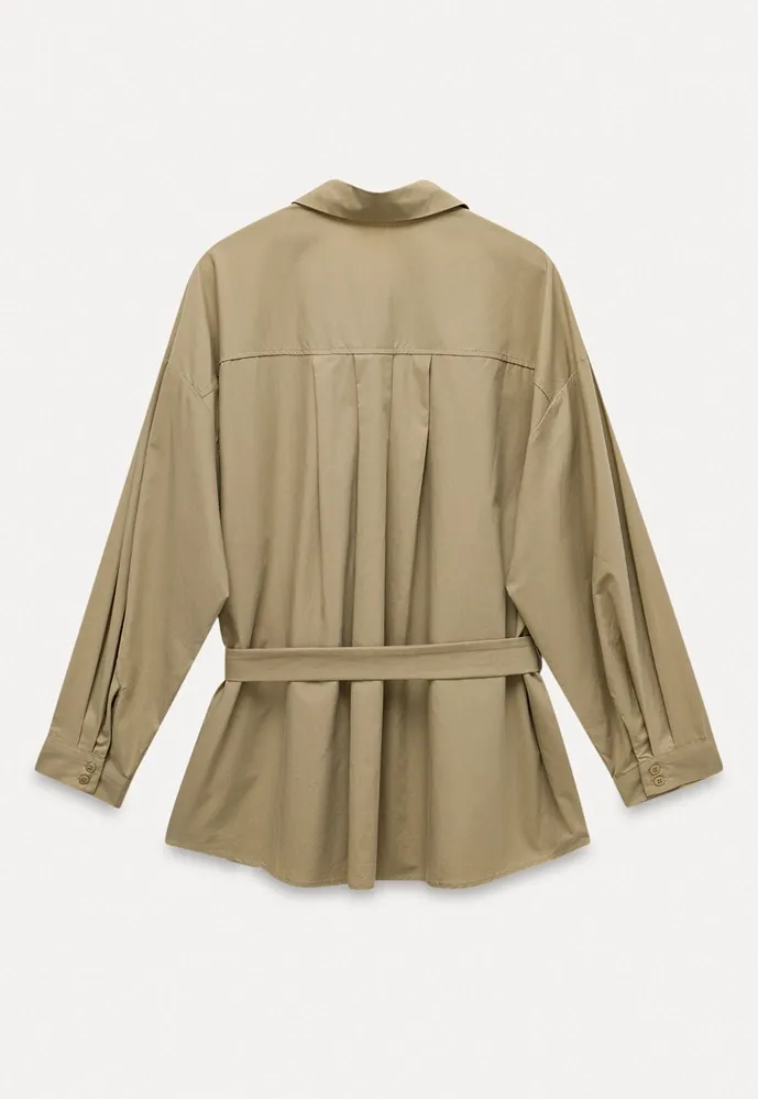 Belted Utility Shirt