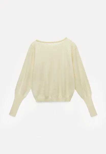 Women's One-Shoulder Long Sleeve Knit Top