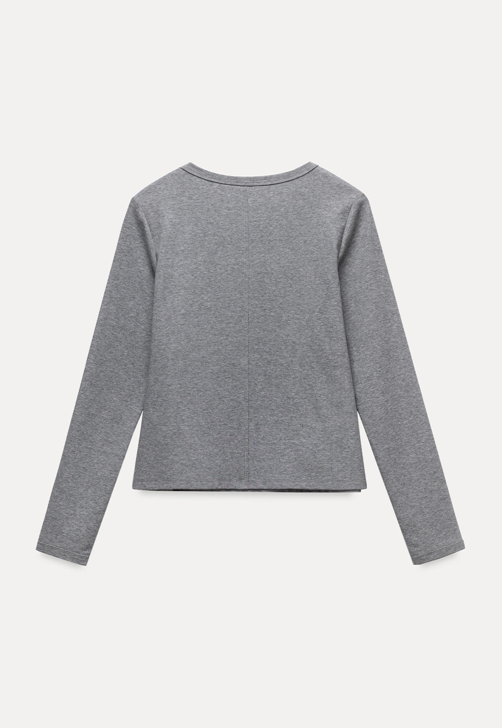 Basic Slim Fit Long Sleeve Top for Women