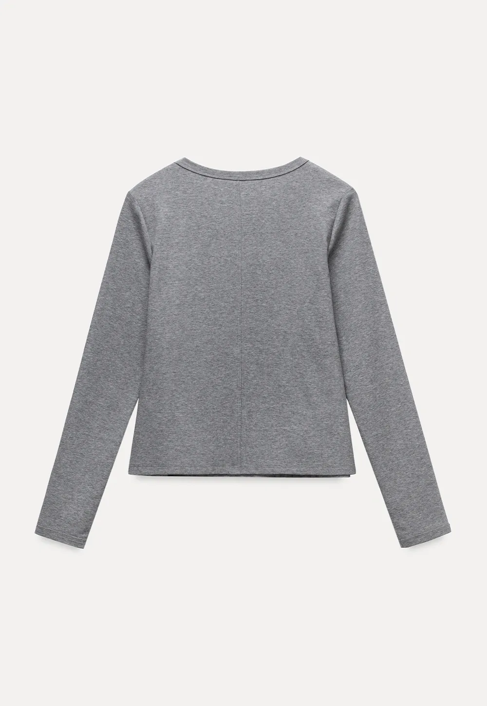 Basic Slim Fit Long Sleeve Top for Women