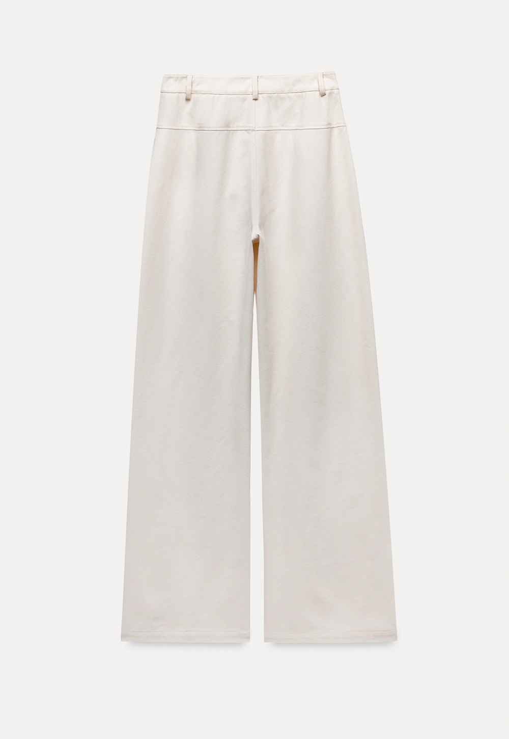 Women’s Off-White Wide Leg Dress Pants
