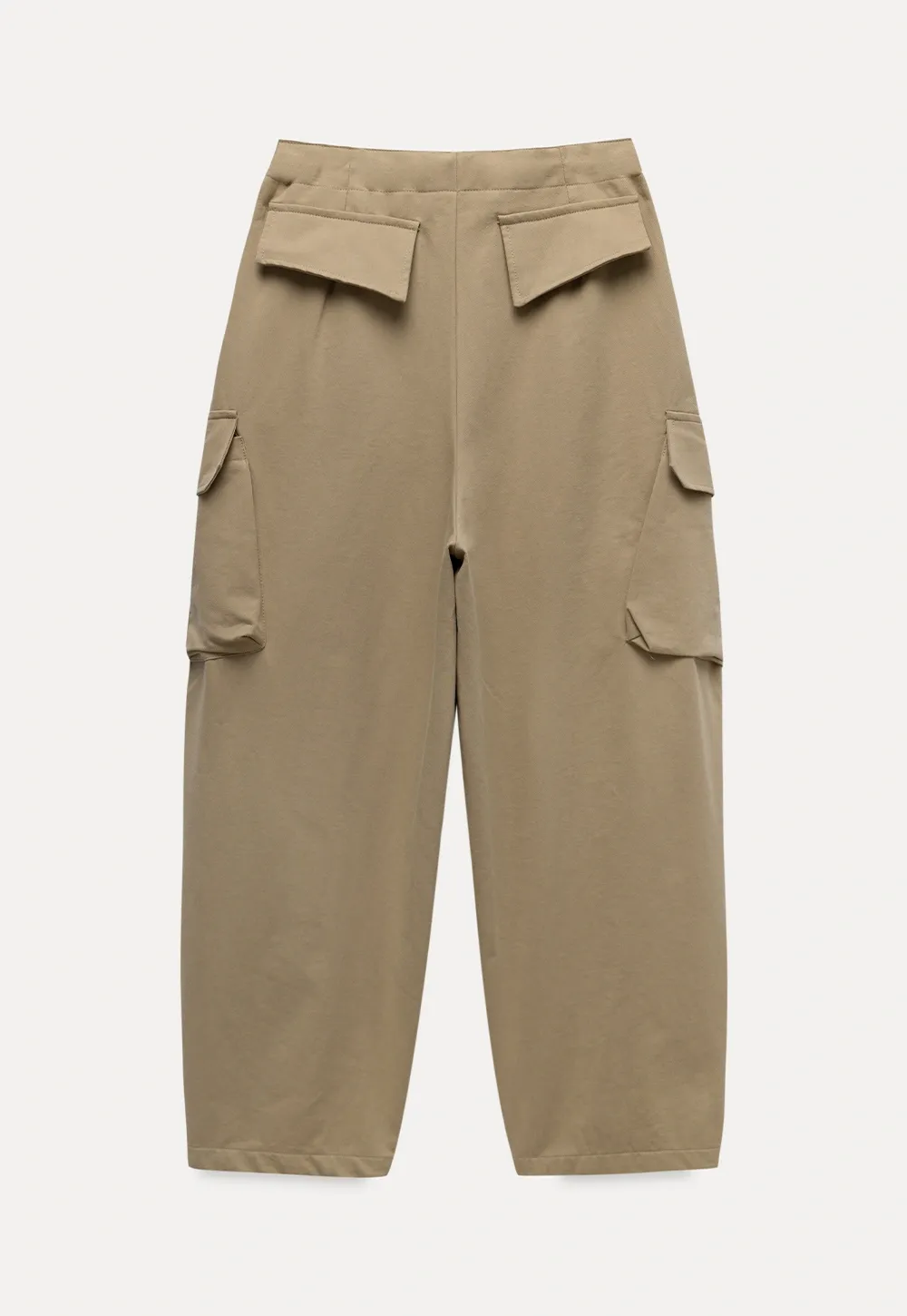 Womens High Waist Cargo Pants