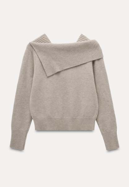 Women's Asymmetrical Knit Sweater