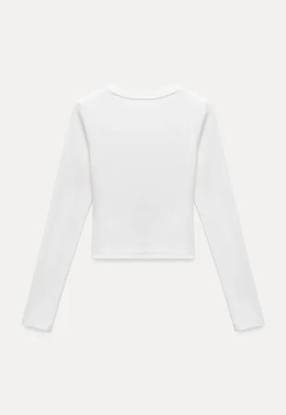 Women Basic Crew Neck Long Sleeve T Shirt