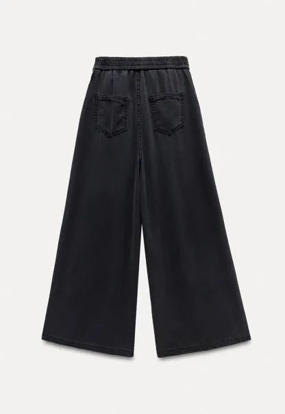 Drawstring Palazzo Pants