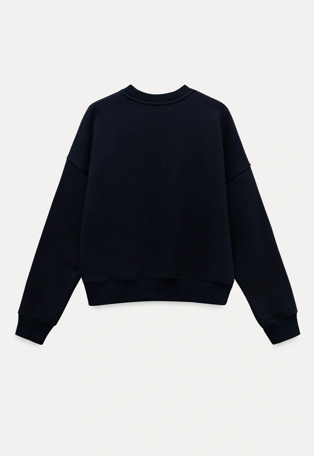 Dog Graphic Print Oversized Crew Neck Sweatshirt