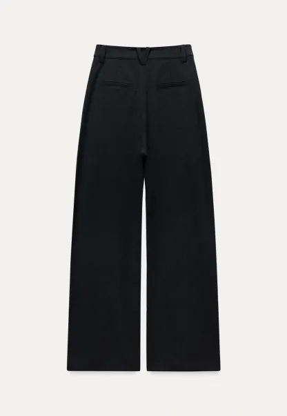 Elegant Office Work Pants Wide Leg High Waist