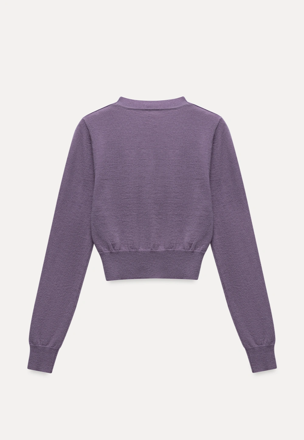 Womens Crew Neck Knit Sweater