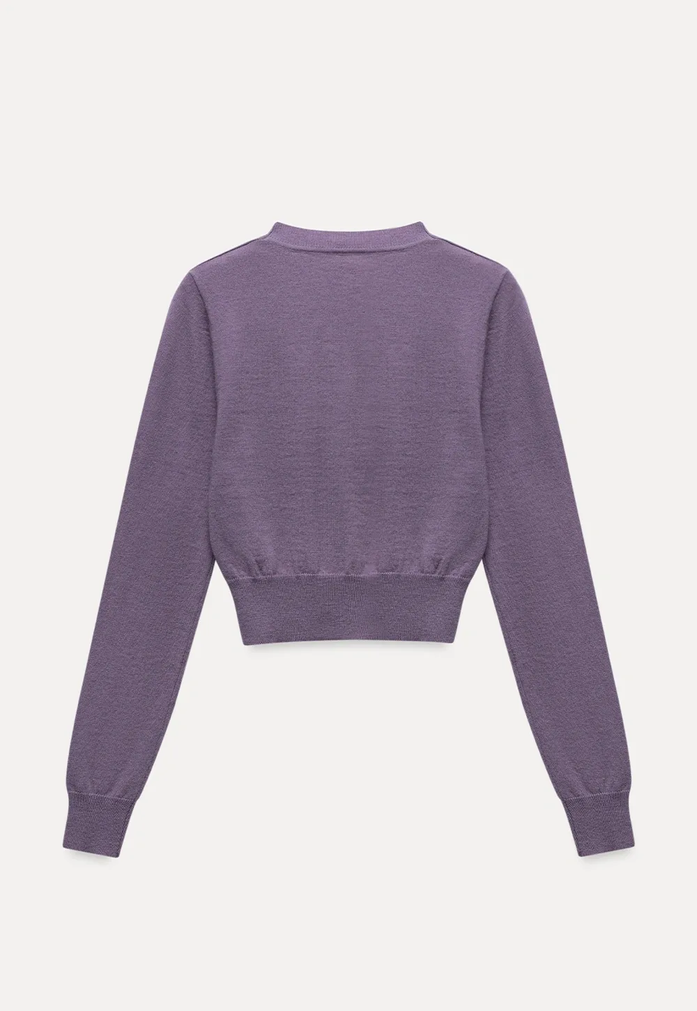 Womens Crew Neck Knit Sweater