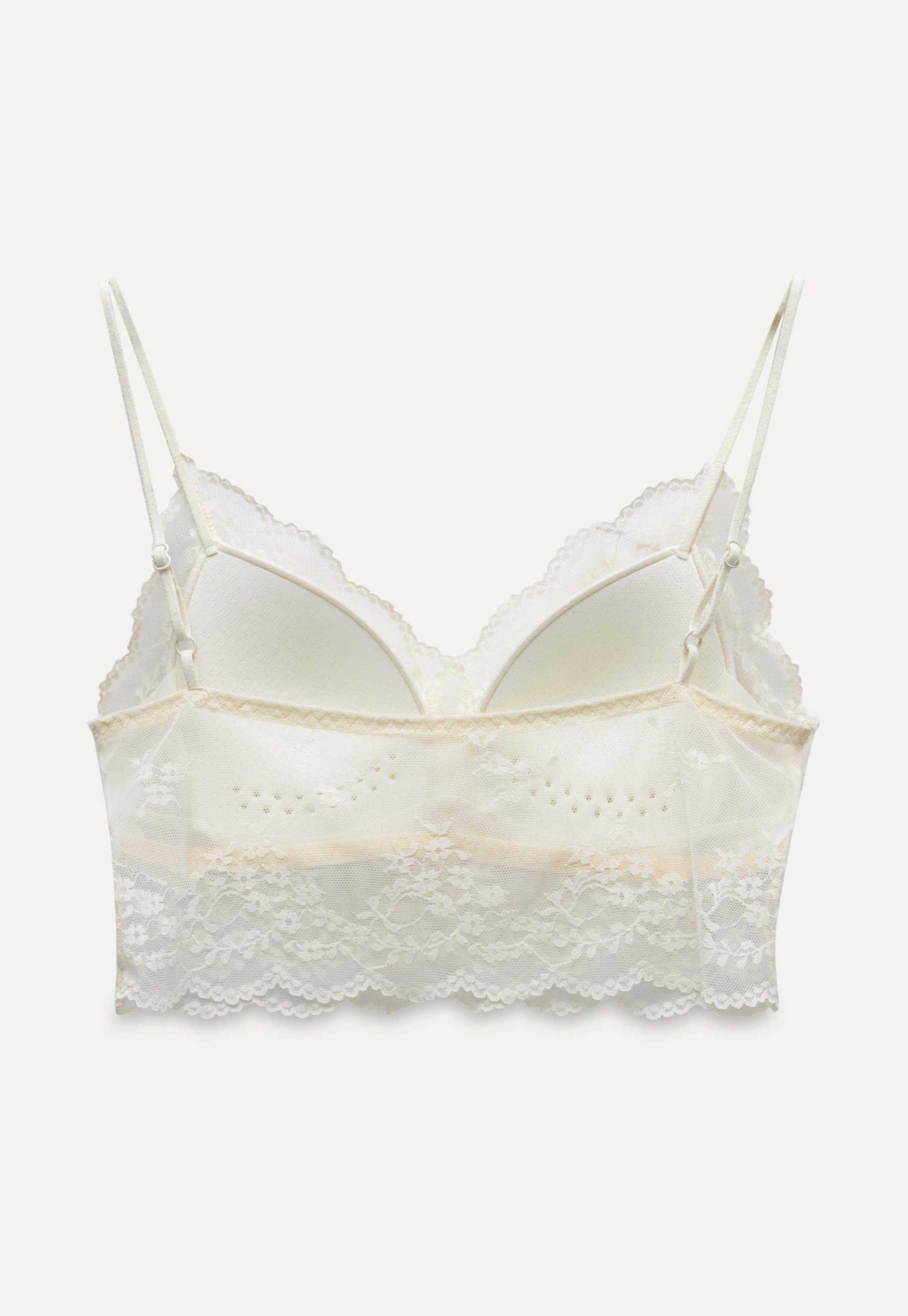Elegant Lace Bralette with Adjustable Straps