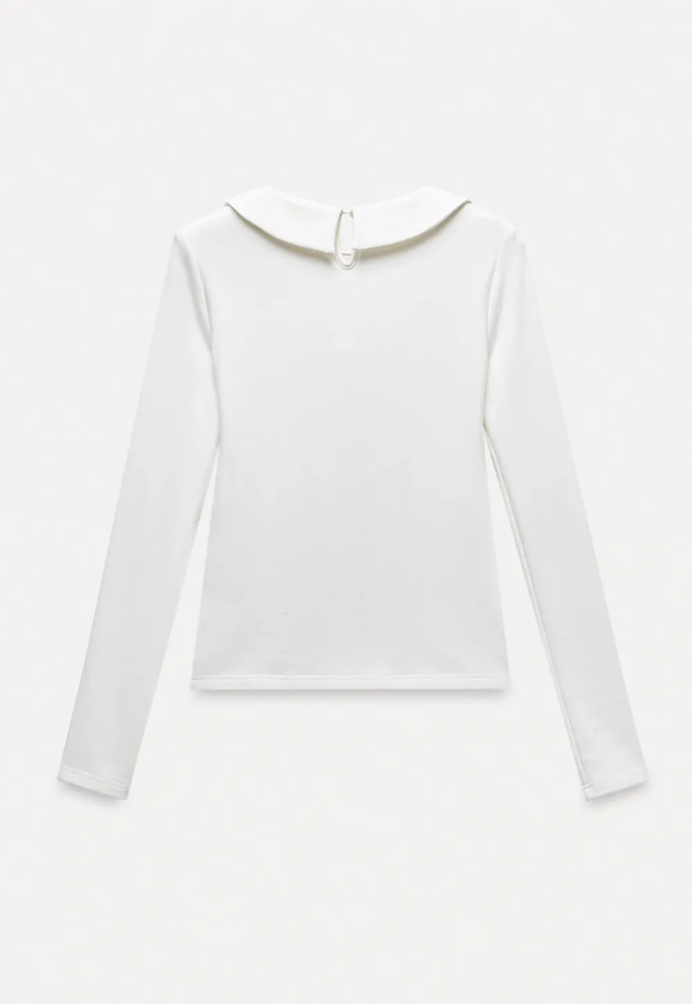 Peter Pan Collar Long Sleeve Tee
