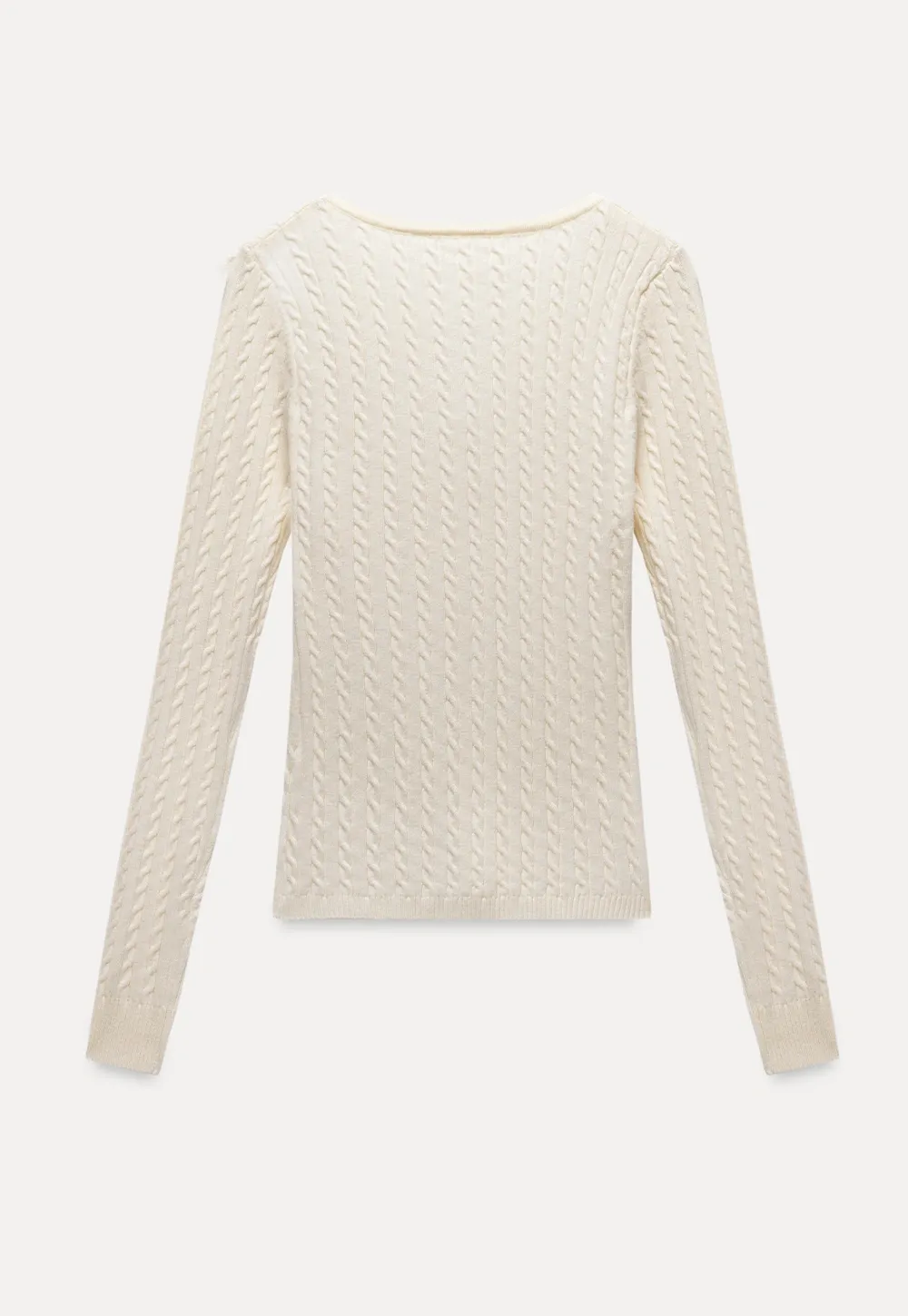 Womens Ribbed Knit Long Sleeve V- Neck Knit Top
