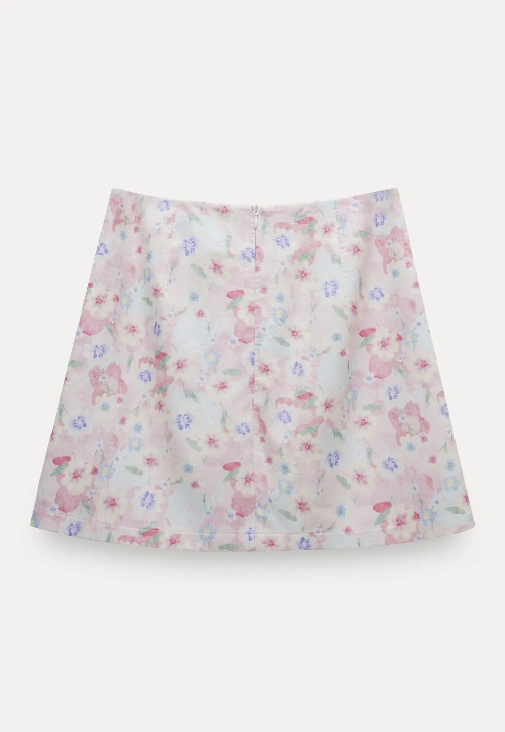 Pastel Floral Mini Skirt