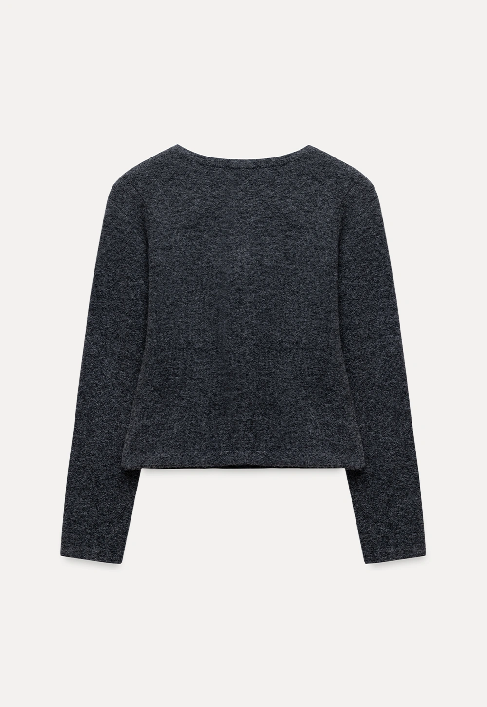 Cozy Knit Button Down Cardigan with Floral Detail