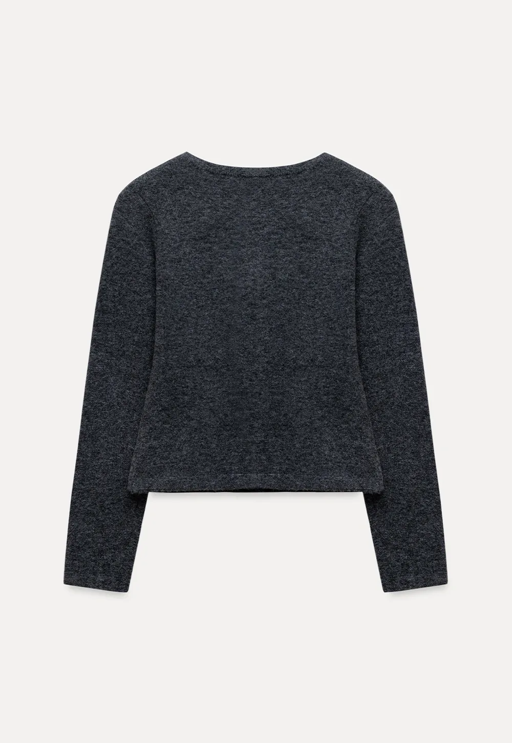 Cozy Knit Button Down Cardigan with Floral Detail