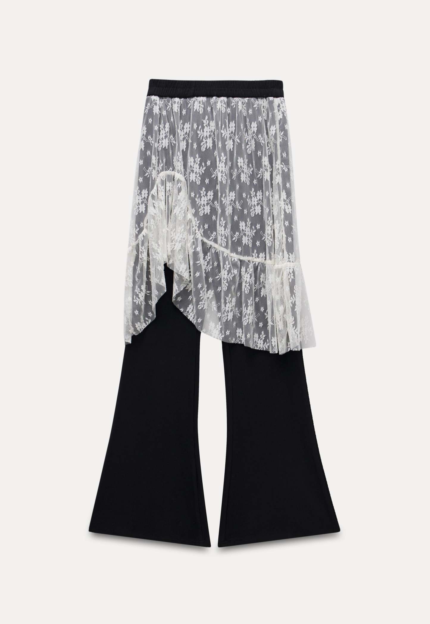 Women’s Lace Skirted Flare Pants