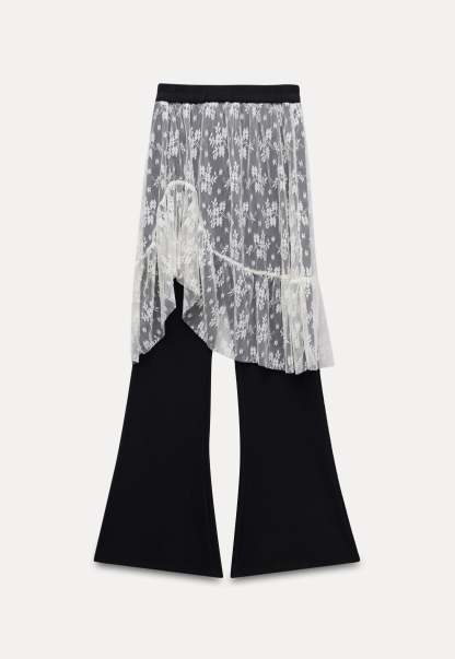 Women’s Lace Skirted Flare Pants