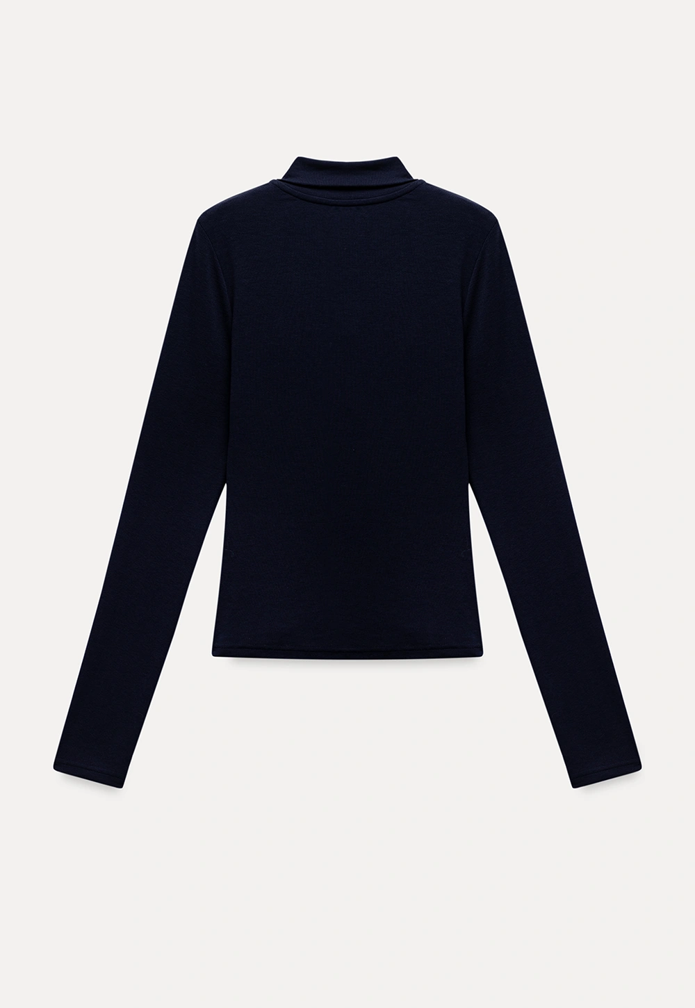 Womens Long Sleeve Tie Neck Tee