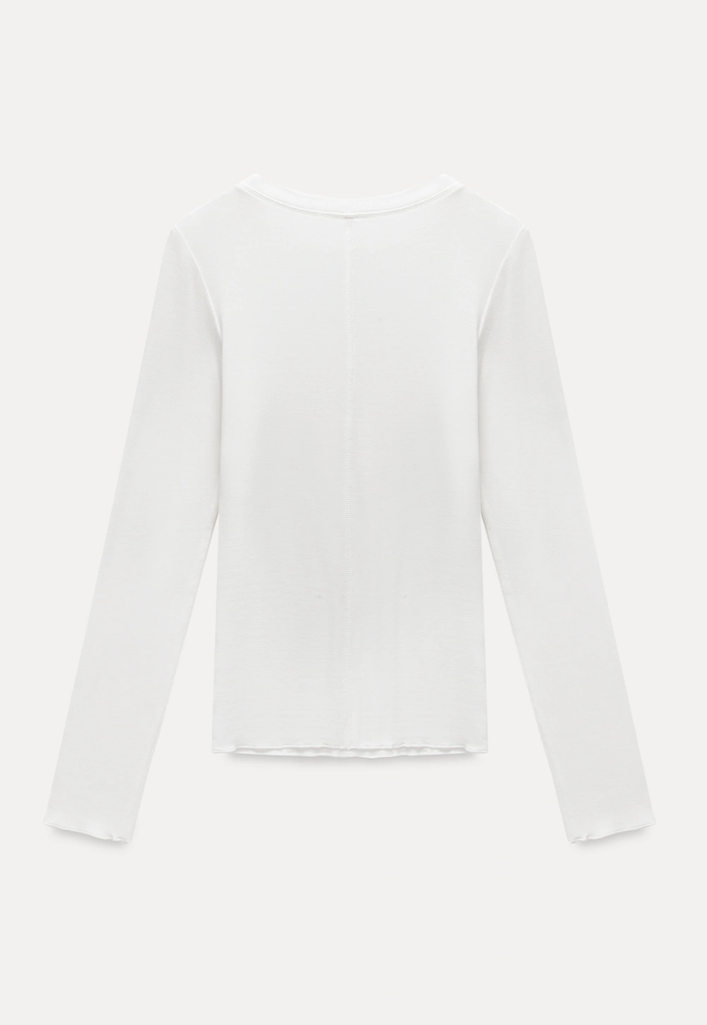 Womens Classic Long Sleeve Basic Tee