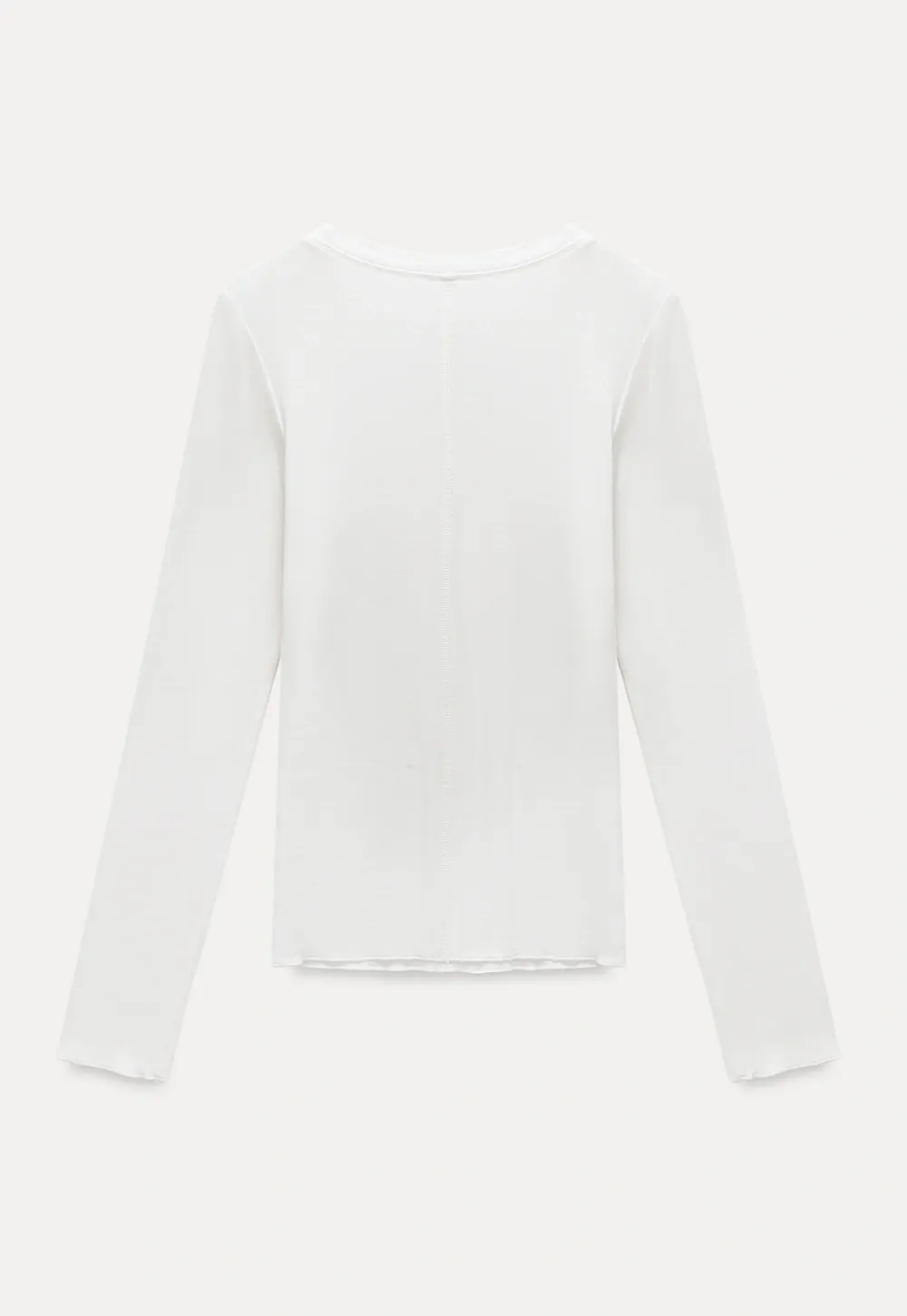 Womens Classic Long Sleeve Basic Tee