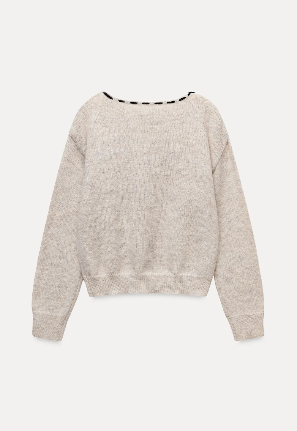 Bow Detail Knit Sweater