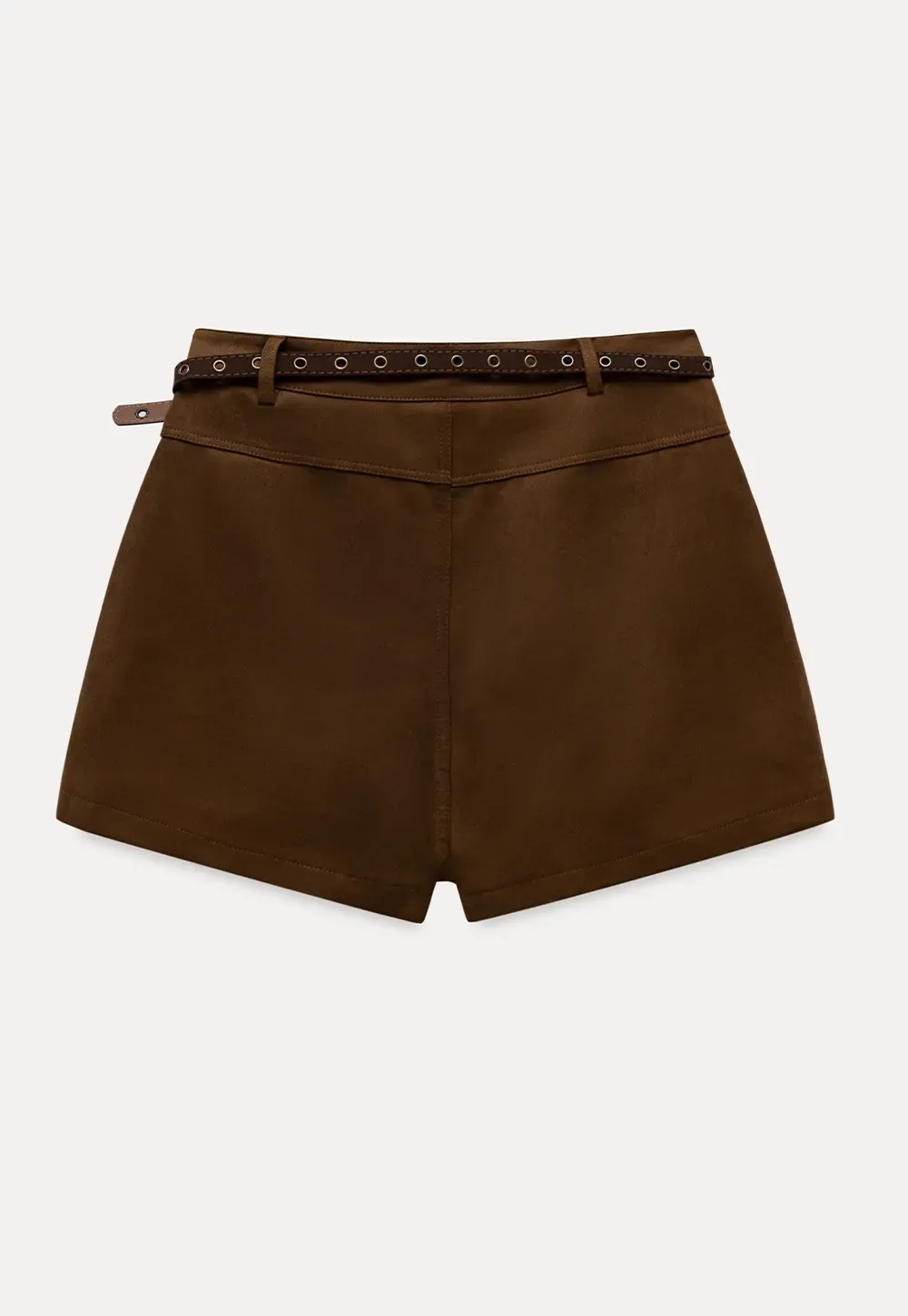 Belted Pocket Shorts