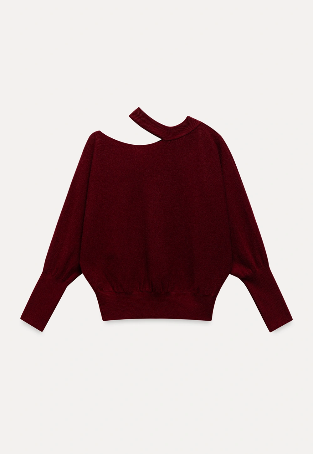 Off Shoulder Strap Detail Pullover