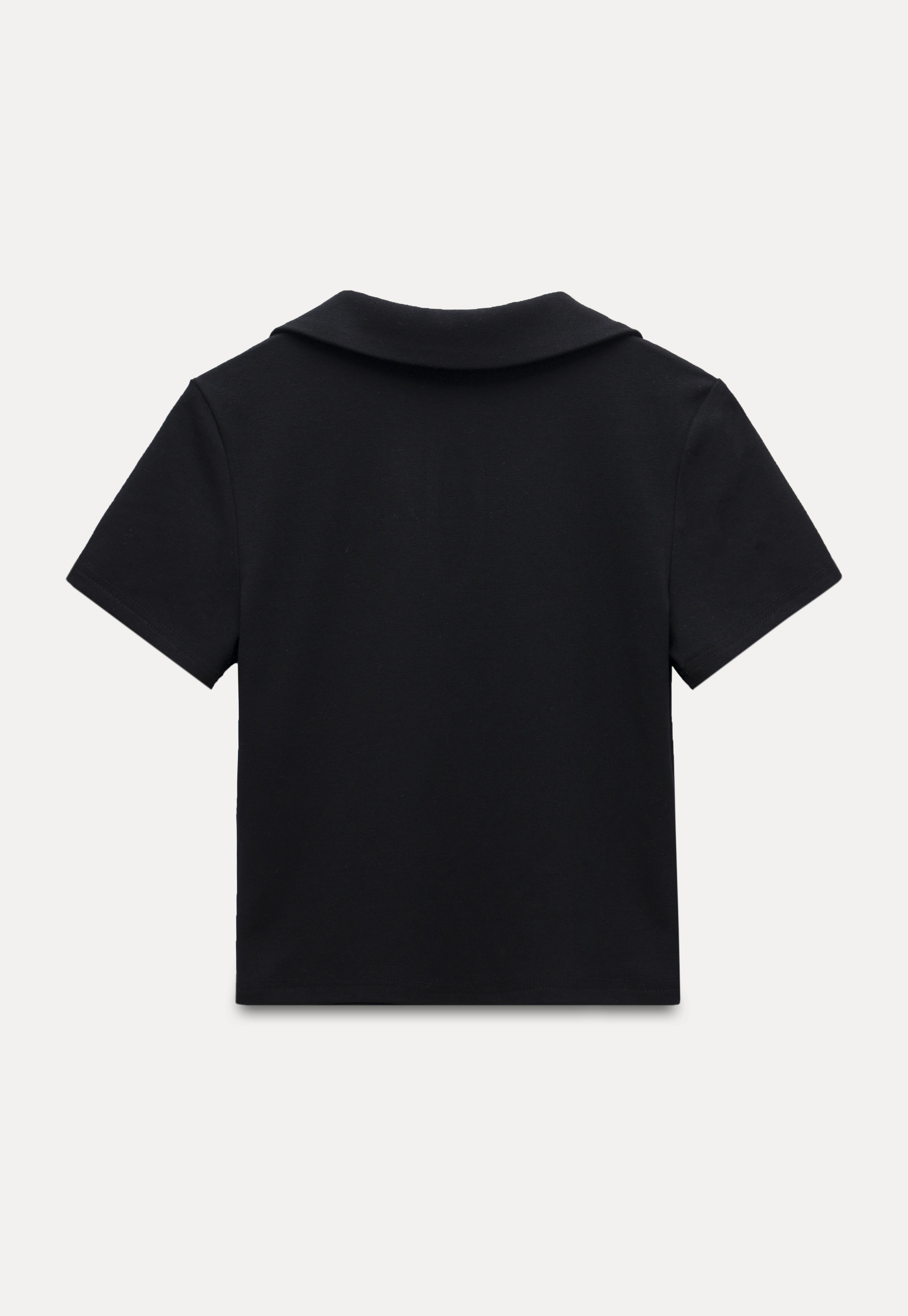 Collared V-Neck Tee