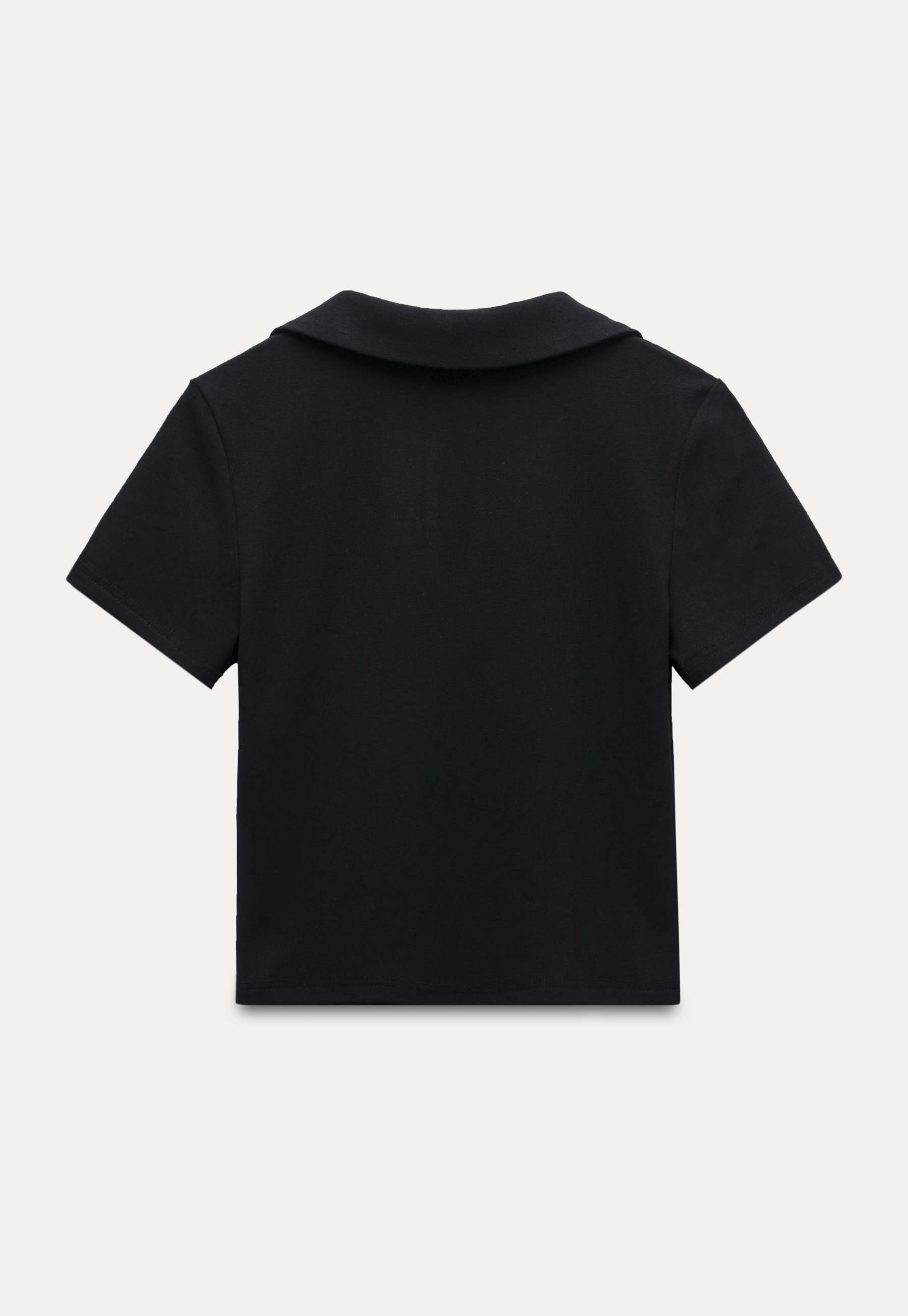 Collared V-Neck Tee