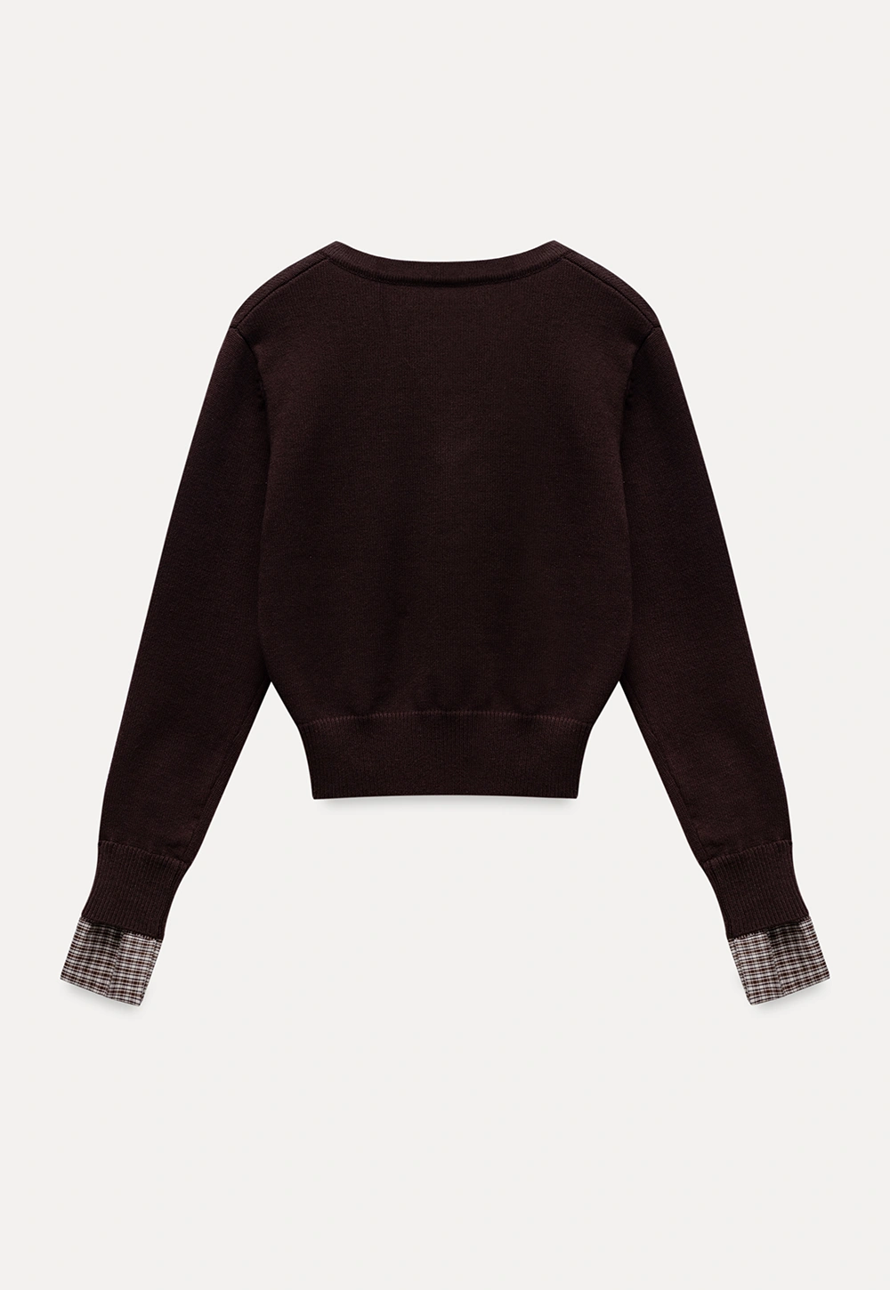 Womens V-Neck Knit Sweater