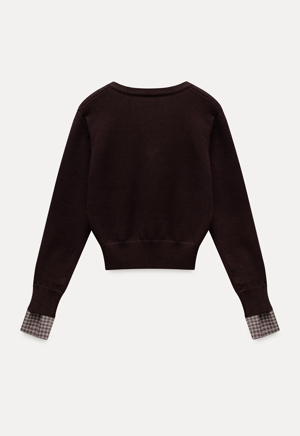 Womens V-Neck Knit Sweater