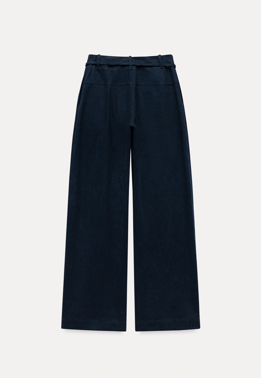 ersatile Wide Leg Pants with High Waist and Belt Detail