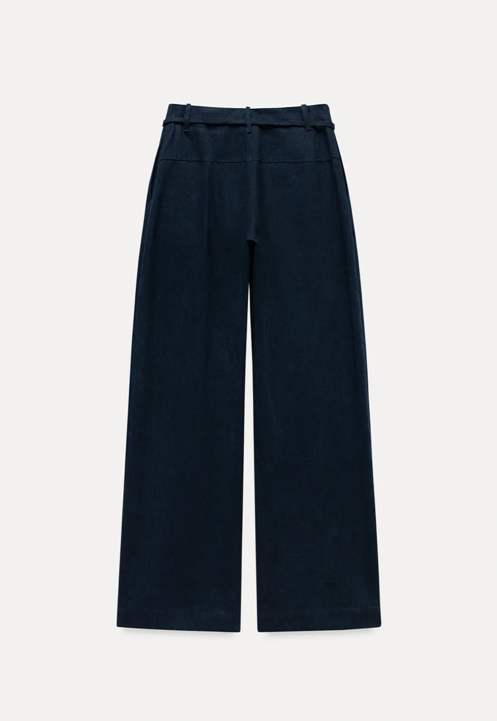 ersatile Wide Leg Pants with High Waist and Belt Detail