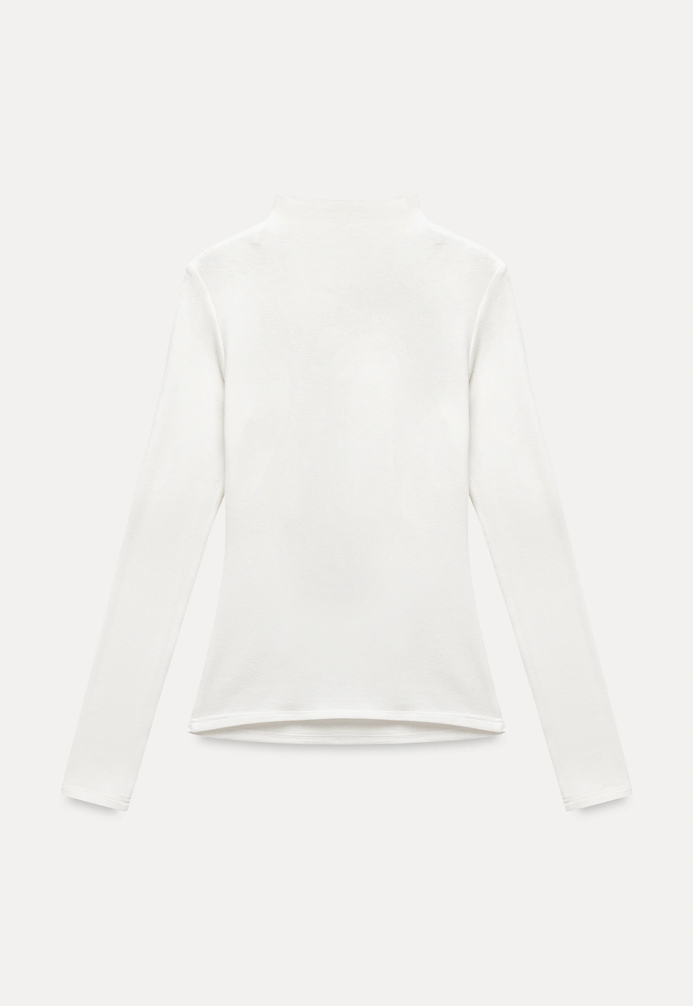 Womens Long Sleeve Mock Neck Top