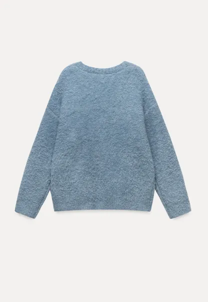 Women Warm Fuzzy Knit Cardigan