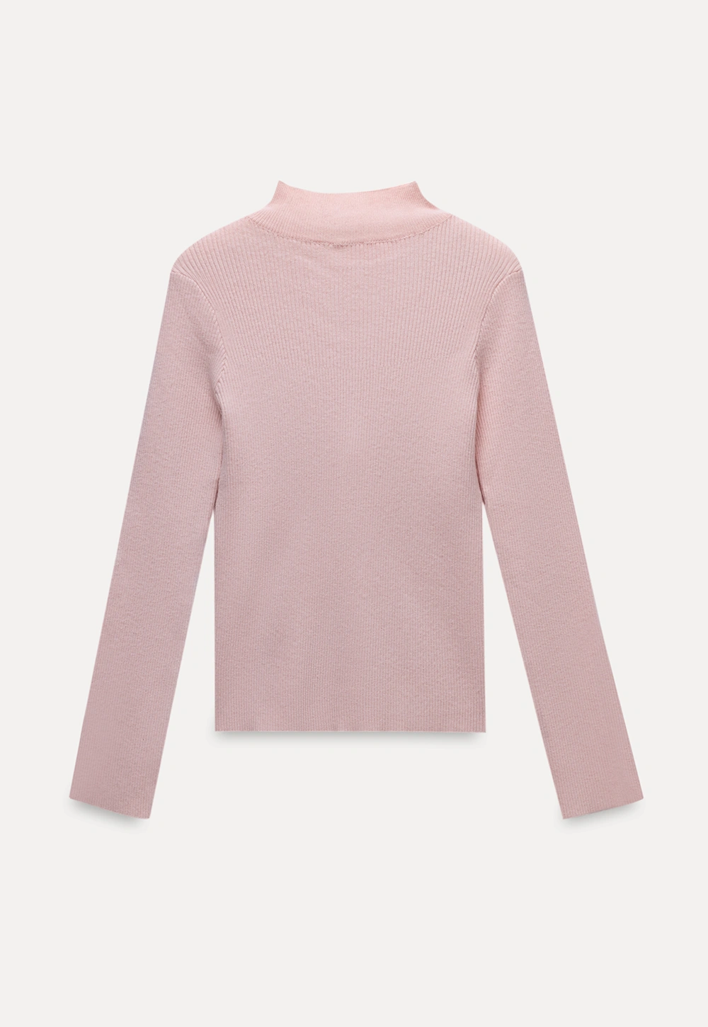 Womens Mock Neck Knit Top