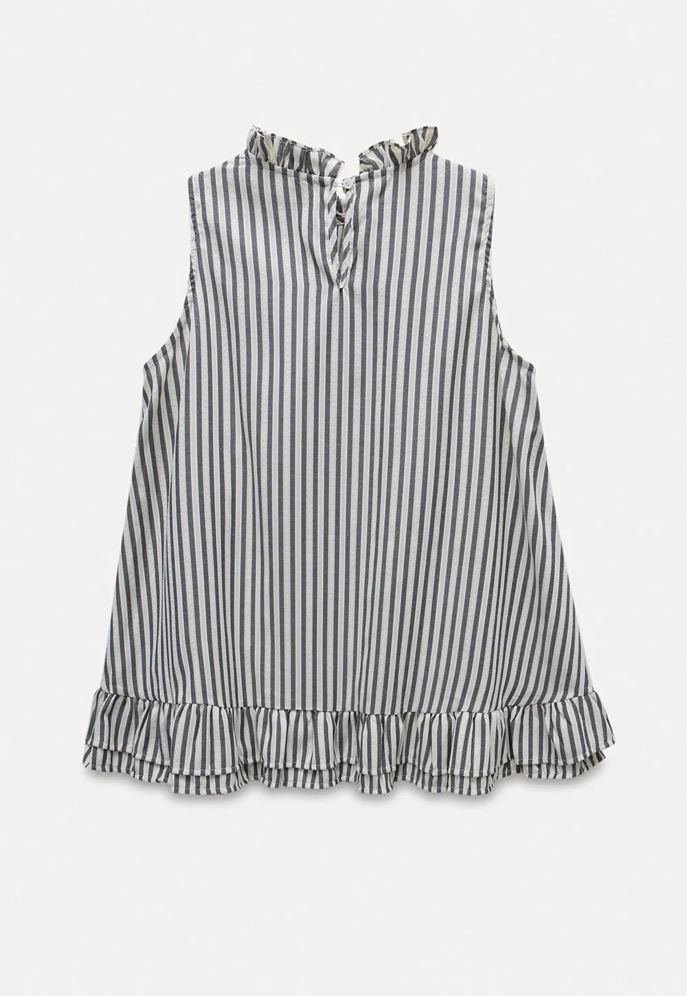 Lightweight Ruffle Trim Shirt