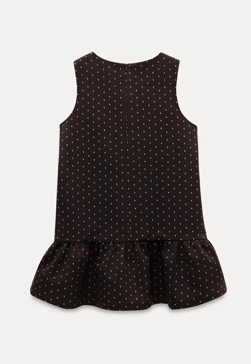 Polka Dot Sleeveless Mini Dress
