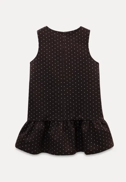 Polka Dot Sleeveless Mini Dress