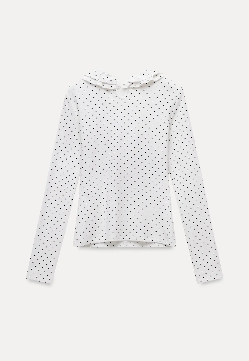 Women Polka Dot Long Sleeve T Shirt