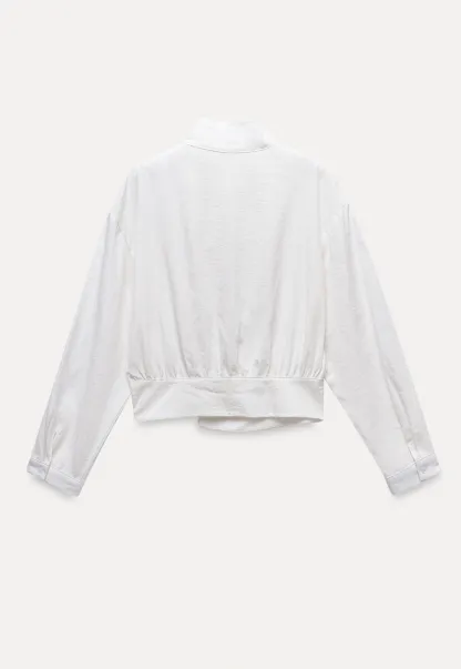 Women’s Tie Neck Long Sleeve Blouse