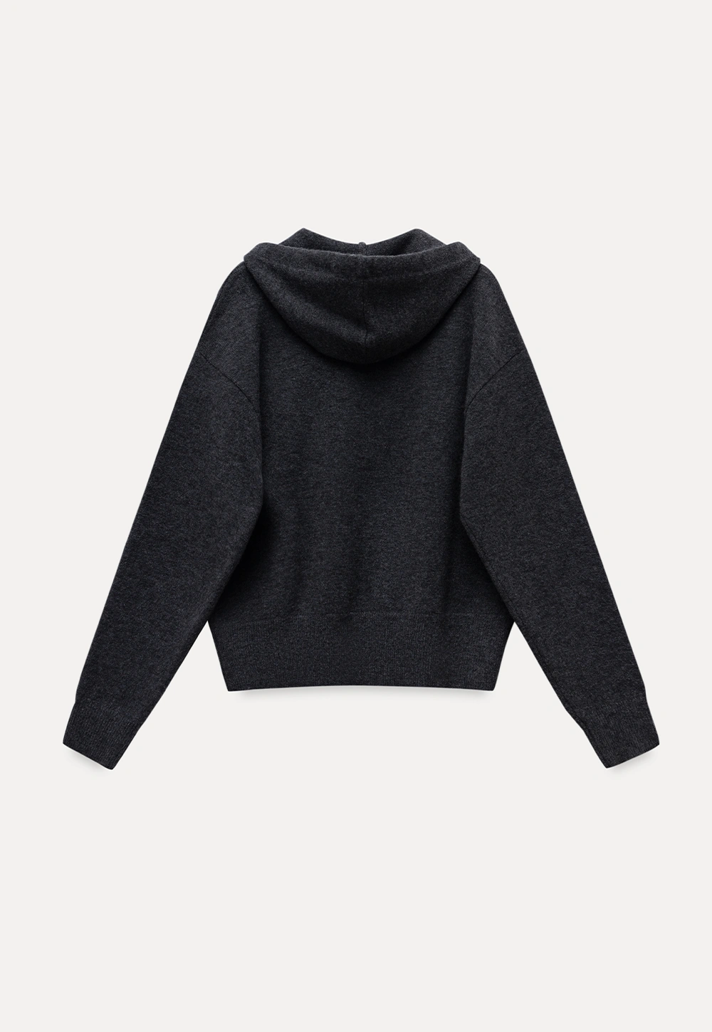 Women Basic Knit Hoodie Long Sleeve Pullover Sweater