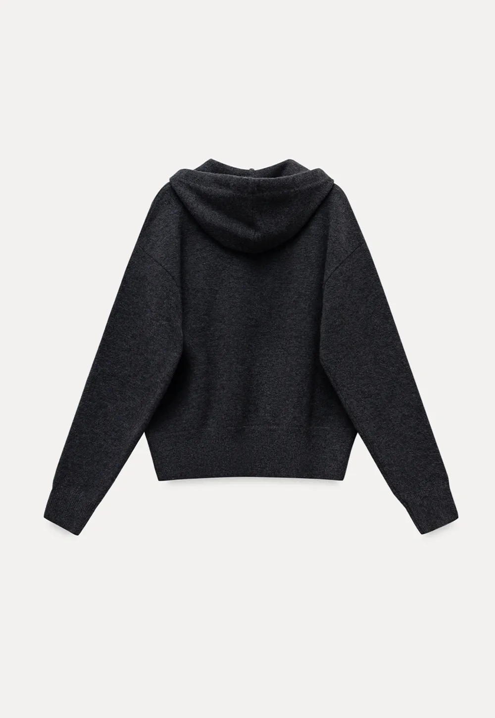 Women Basic Knit Hoodie Long Sleeve Pullover Sweater