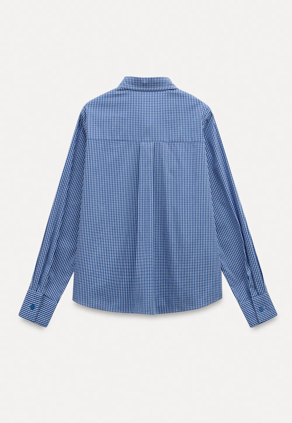 Blue Check Button Up Shirt