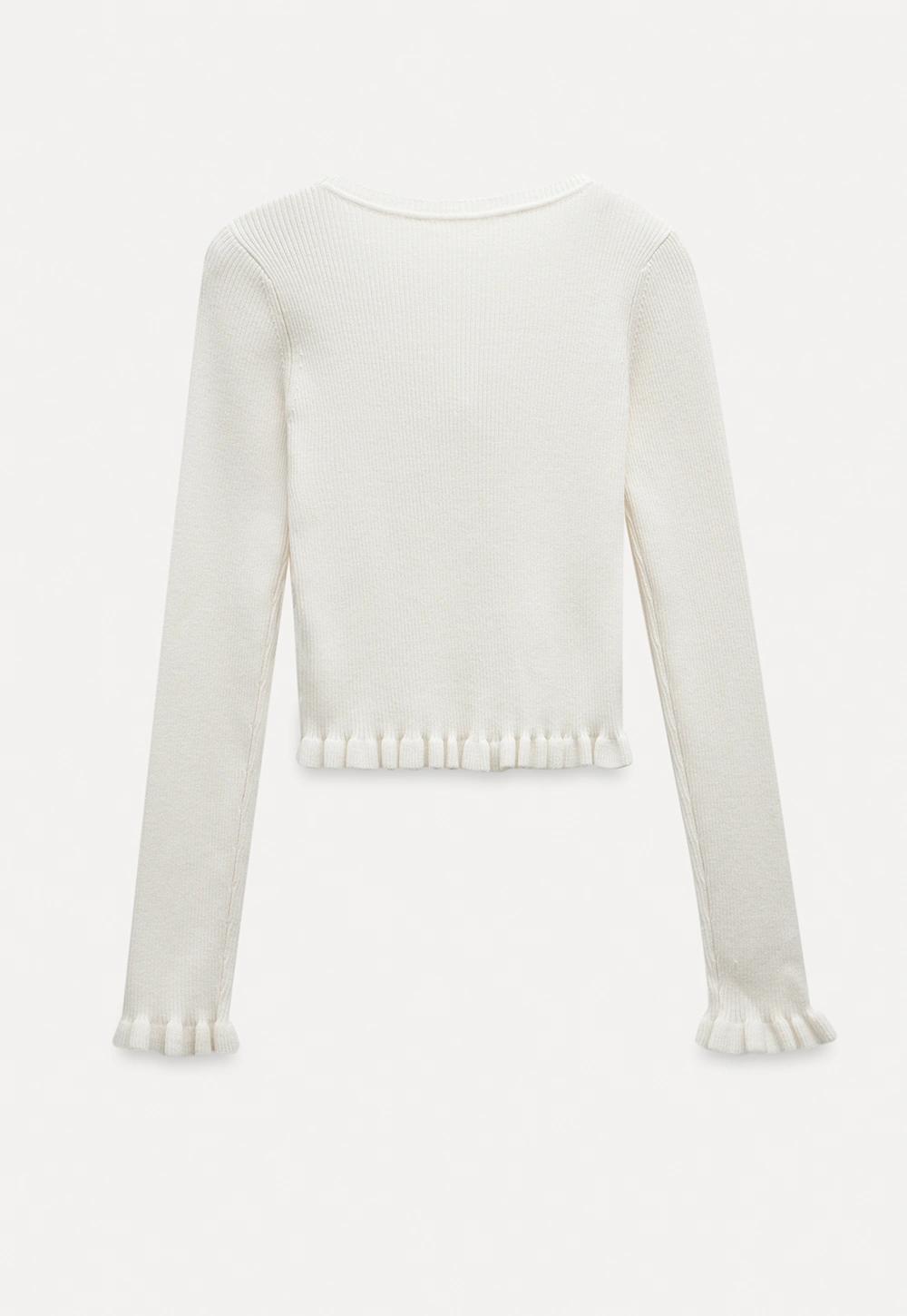 Women Minimalist Knit Long Sleeve Slim Fit Sweater