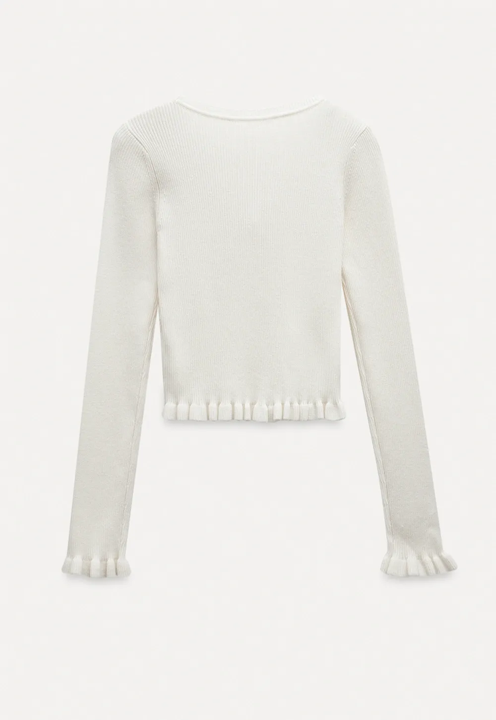 Women Minimalist Knit Long Sleeve Slim Fit Sweater