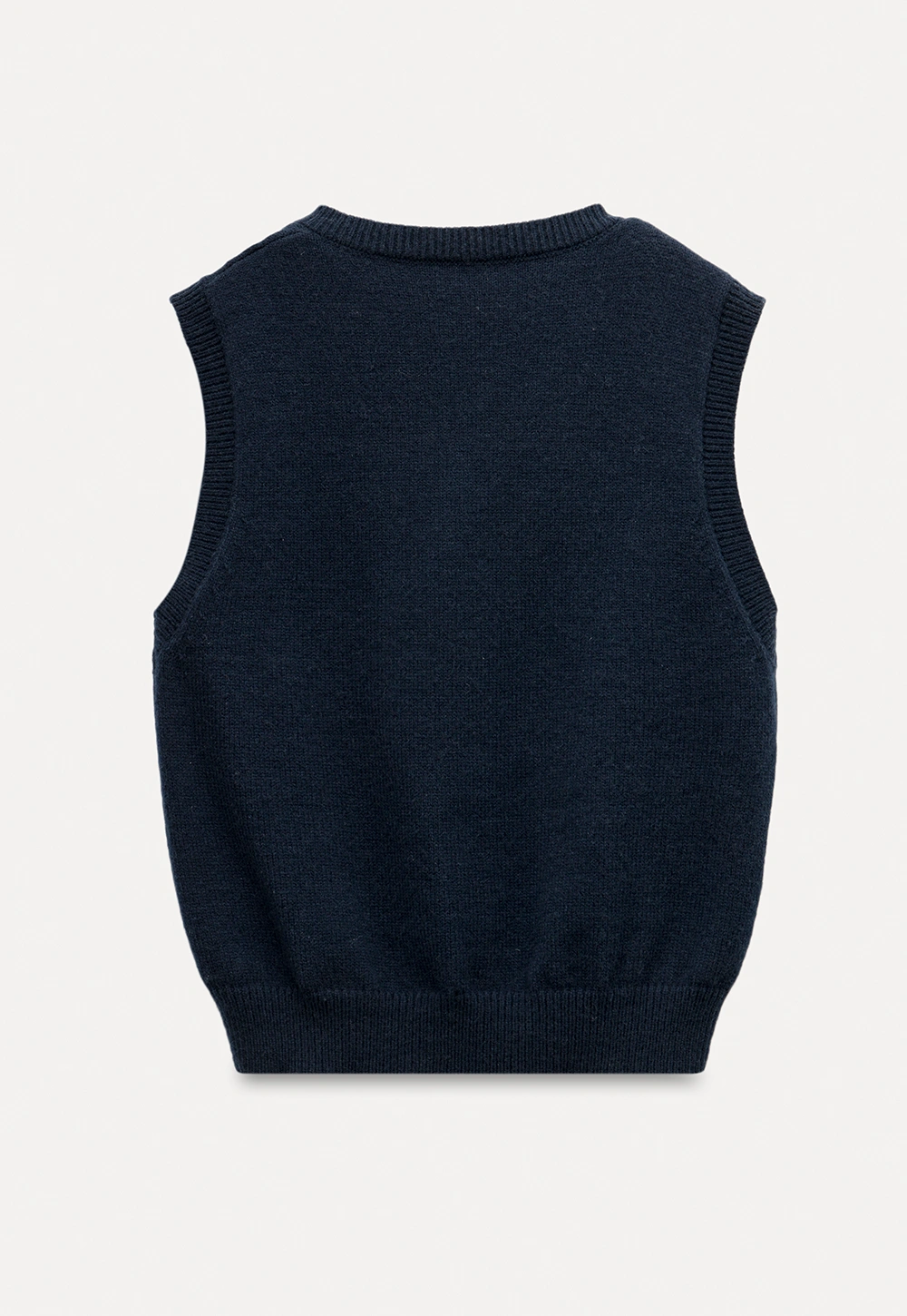 Women Vintage V Neck Knit Sleeveless Sweater
