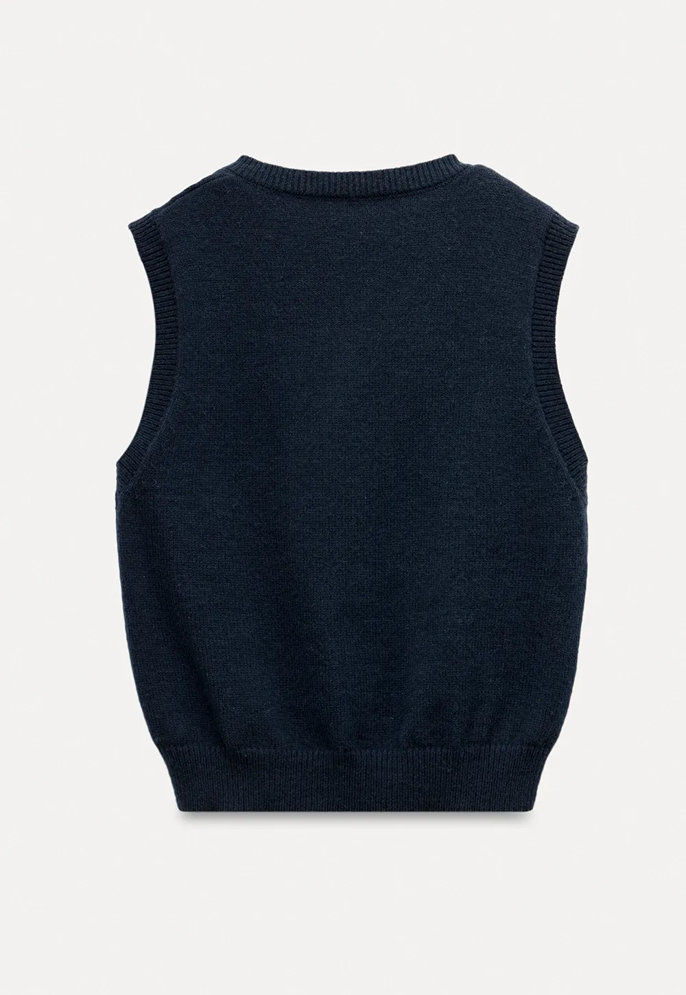 Women Vintage V Neck Knit Sleeveless Sweater