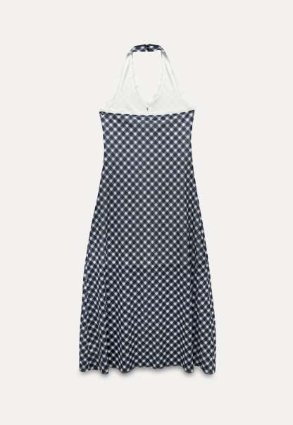 Halter Neck Midi Dress