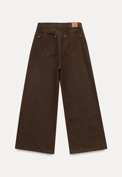 High-Waist Wide-Leg Utility Pants